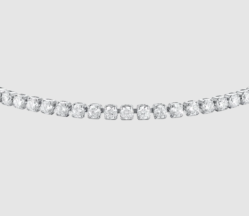 Bracciale Luca Barra Acciaio Donna Zirconi Crystal _BK2872