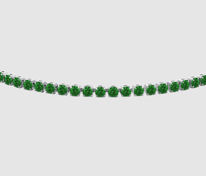 Bracciale Luca Barra Acciaio Donna Zirconi Verde _BK2877