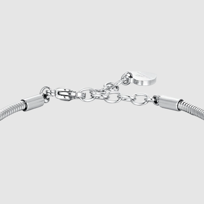 Bracciale Luca Barra Donna Acciaio Ciondoli Stelle e Luna _BK2698