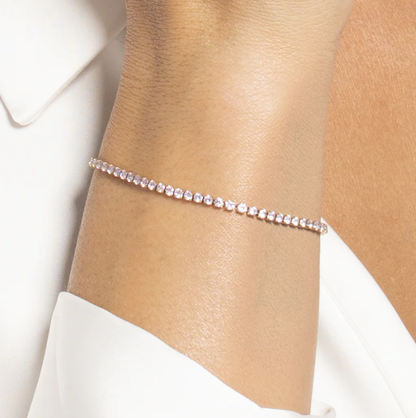 Bracciale Luca Barra Donna Acciaio Gold Zirconi Rosa _BK2883