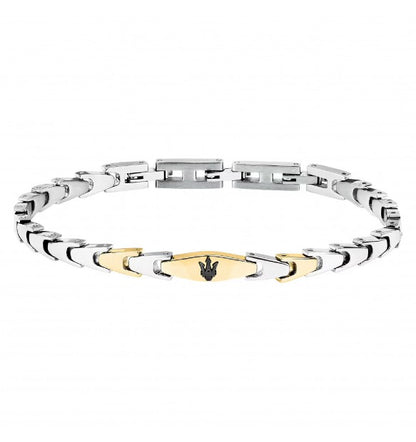Brosway Damen-Armband aus silbernem Stahl mit Mama-Stern-Symbol, Chakra-Kollektion, BHKB161