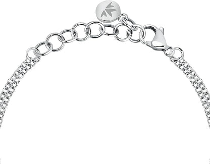 Morellato Damen-Armband aus Stahl mit Katzenanhänger und Kristallen _SAVL11 