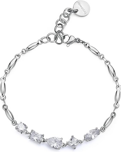 Bracciale Brosway Donna Acciaio Argento Collezione Affinity Cristalli _BFF182