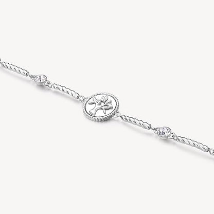 Brosway Bracciale Donna Acciaio Argentato Coll. CHAKRA Albero della Vita _BHKB156