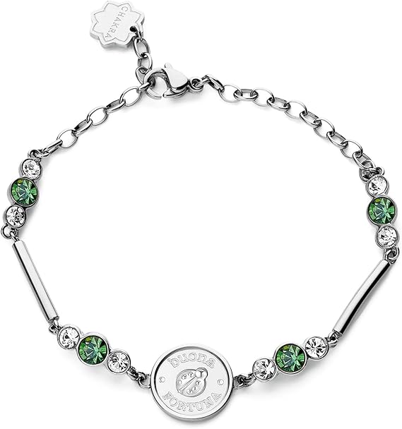 Brosway Bracciale Donna Acciaio Coll. CHAKRA Buona Fortuna Coccinella _BHKB108