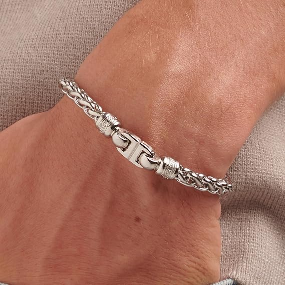Brosway Herren-Armband, Silber, Stahl, Knocker-Kollektion, BKC17
