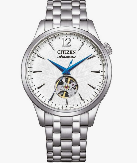 Orologio Citizen Uomo Acciaio Automatico Bianco _NH9131-73A