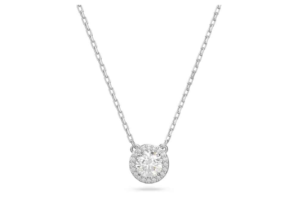 Collana Liu Jo Donna Acciaio Silver Centrale Cristallo _LJ2504