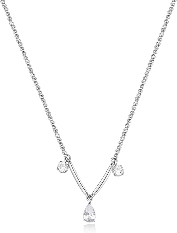 Collana Brosway Donna Acciaio Argento Cubic Zirconia Coll. Affinity BFF1178