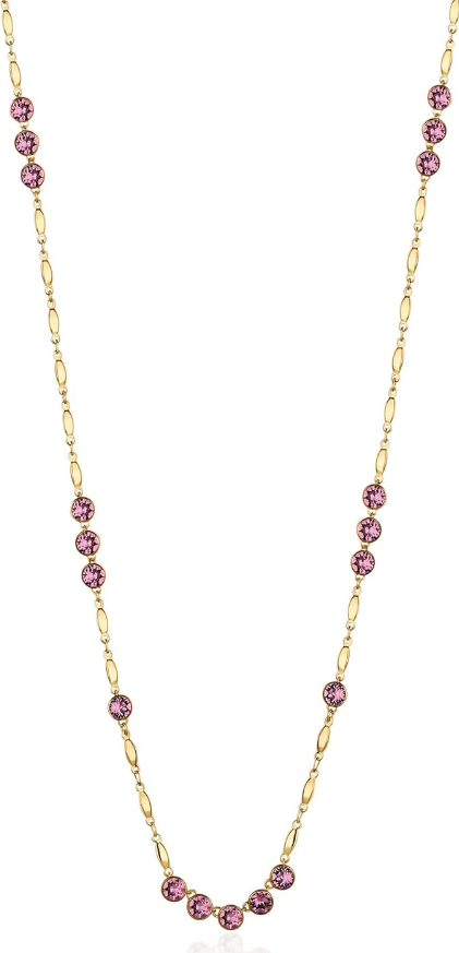 Collana Brosway Donna Acciaio Oro Collezione Affinity Cristalli Rosa BFF155