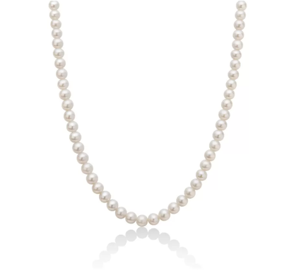 Collana Miluna Donna Oro Bianco 18 Kt Perle 7,5 -8 mm _1MPU758