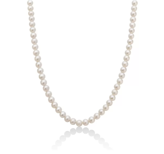 Collana Miluna Donna Oro Bianco 18 Kt Perle 7,5 -8 mm _1MPU758