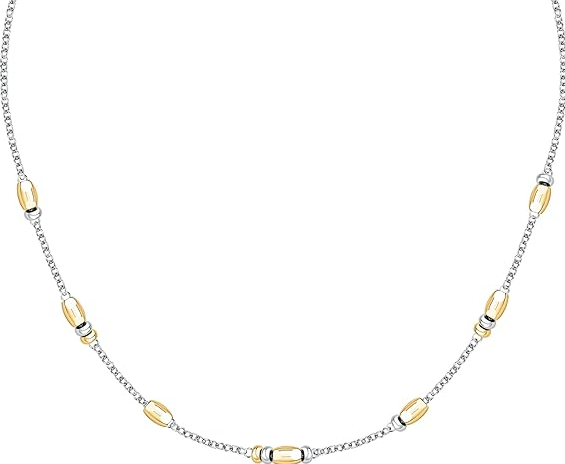 Collana Morellato Donna Acciaio Col. Argento e Oro Collezione COLORI SUMMER SAXQ04