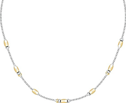 Collana Morellato Donna Acciaio Col. Argento e Oro Collezione COLORI SUMMER SAXQ04