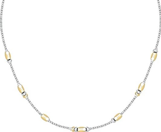 Collana Morellato Donna Acciaio Col. Argento e Oro Collezione COLORI SUMMER SAXQ04