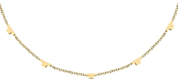 Collana Trussardi Donna Acciaio Oro T-Logo TJAXC63