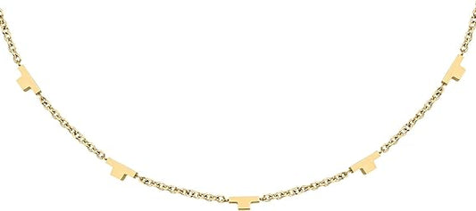 Collana Trussardi Donna Acciaio Oro T-Logo TJAXC63