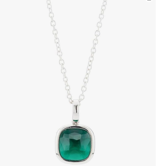 Collana Boccadamo Donna Bronzo Pendente Cristallo Verde Tormalina _XGR709E