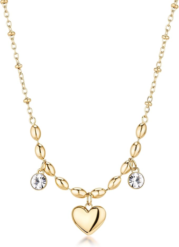 Collana Brosway Chakra Donna Acciaio Gold Cuore _BHKN162