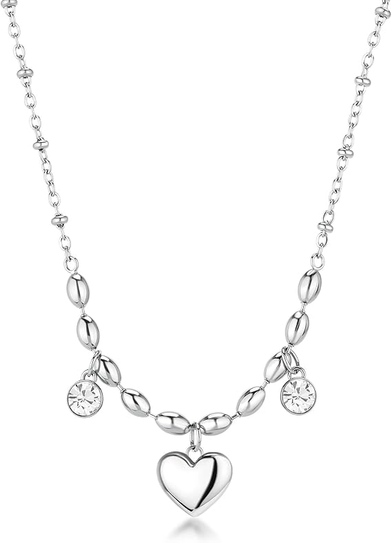 Collana Brosway Chakra Donna Acciaio Silver Amore Cuore _BHKN161
