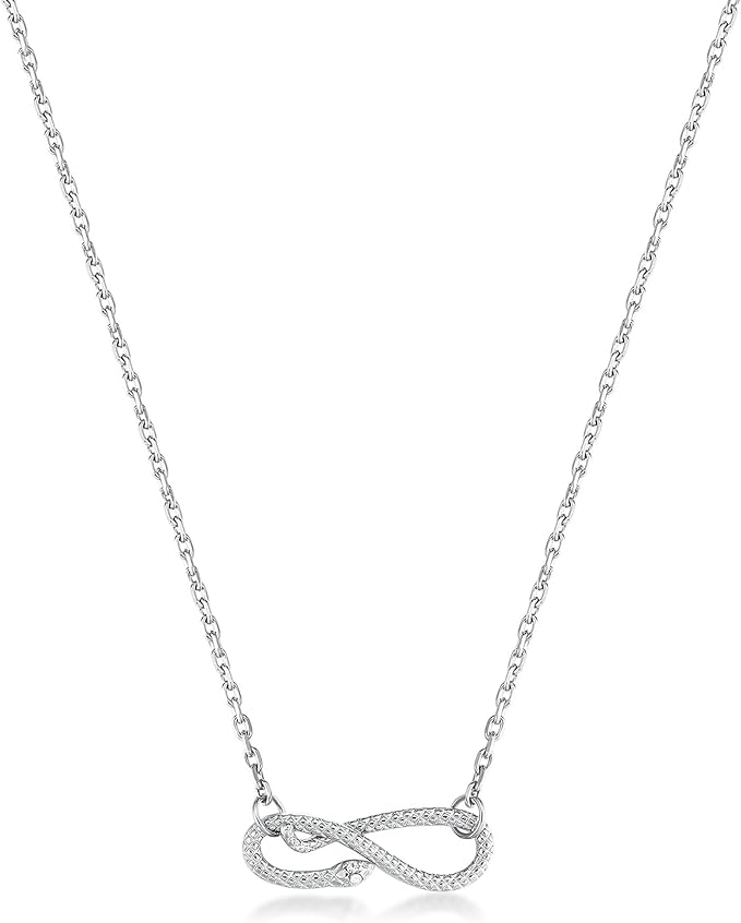 Collana Brosway Coll. CHAKRA Donna Acciaio Argentata Infinito Serpente _BHKN147