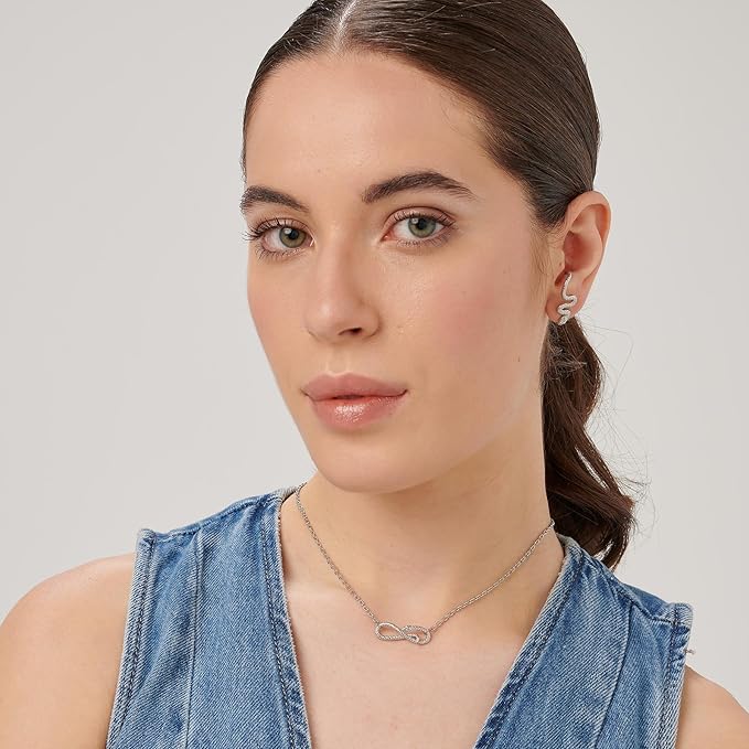 Collana Brosway Coll. CHAKRA Donna Acciaio Argentata Infinito Serpente _BHKN147