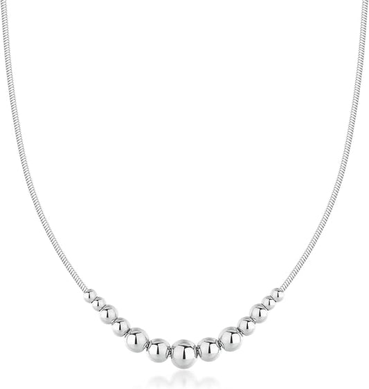 Collana Brosway Coll. PERFECT Donna Acciaio Sfere Silver _BPC05