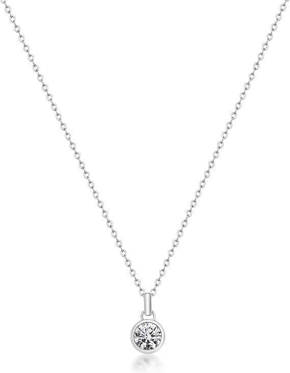 Collana Brosway Donna Acciaio Argentato Pendente con Cristallo Bianco _BYM187