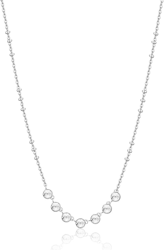 Collana Brosway Donna Acciaio Coll. SYMPHONIA Argentato e Cristalli _BYM133