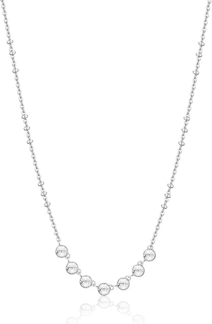 Collana Brosway Donna Acciaio Coll. SYMPHONIA Argentato e Cristalli _BYM133
