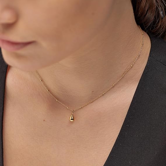 Collana Brosway Donna Acciaio Dorato Ciondolino Goccia _BPC10