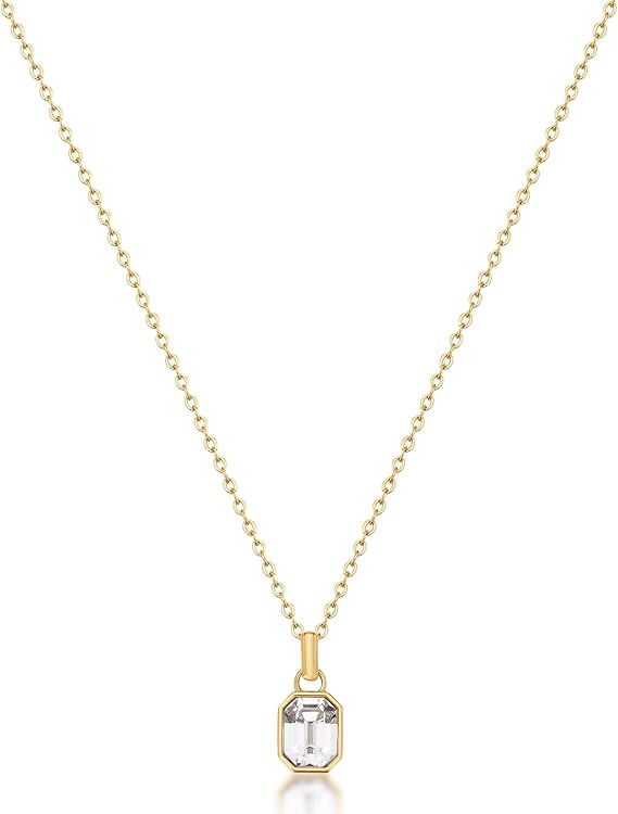 Collana Brosway Donna Acciaio Dorato Pendente con Cristallo Bianco _BYM188