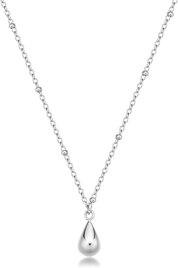 Brosway Damen-Halskette mit dünner Kette und Tropfenanhänger _BPC09