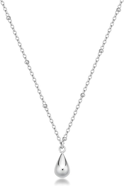 Brosway Damen-Halskette mit dünner Kette und Tropfenanhänger _BPC09
