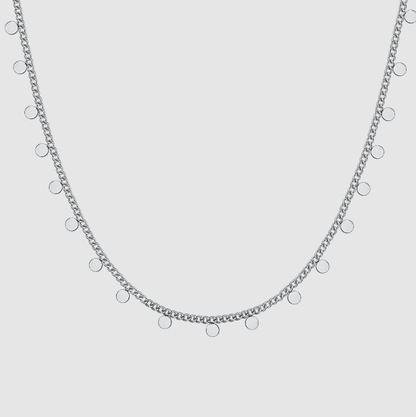 Collana Luca Barra Donna Acciaio Con Cerchietti _CK1991