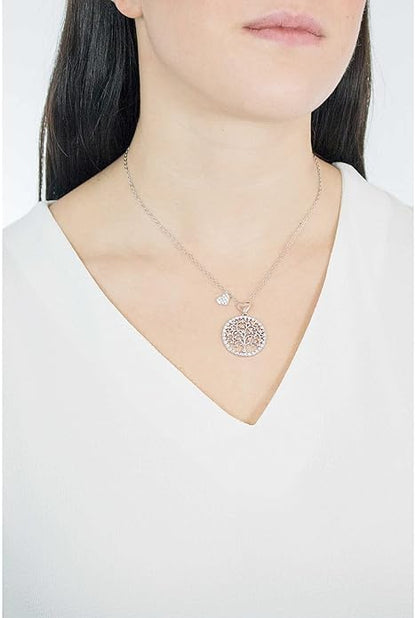 Collana Luca Barra Donna Acciaio Pendente Albero della Vita _CK1175