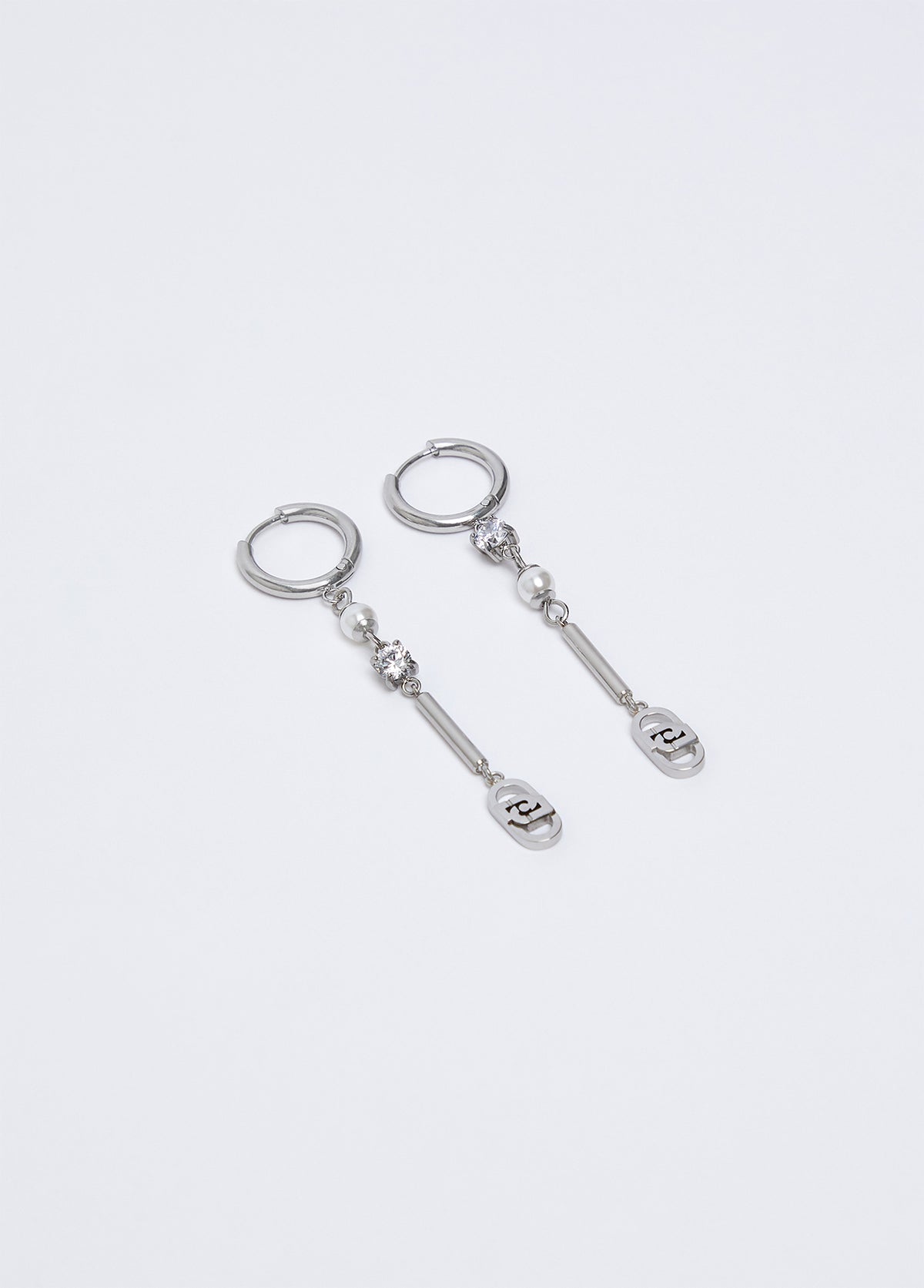 Orecchini LIU JO Donna Acciaio Pendente Logo _LJ3333