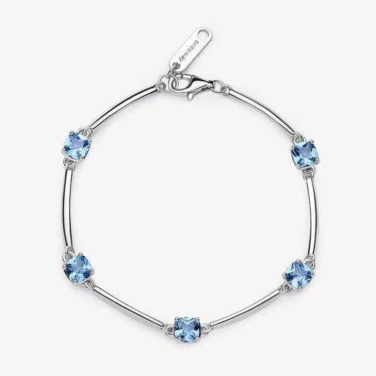 Bracciale Brosway Fancy Argento 925 Semirigido Zirconi Sapphire _FCL05