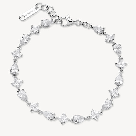 Bracciale Brosway Fancy Argento 925 Semirigido Zirconi Bianchi _FIW115