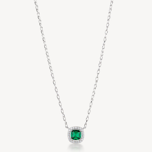 Collana Brosway Coll. Fancy Argento 925 Zircone Smeraldo _FLG136