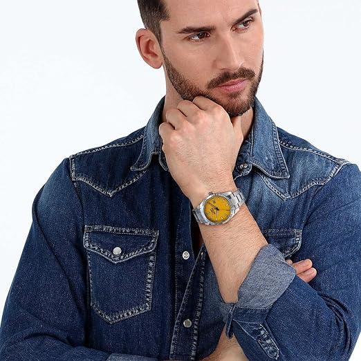 Orologio Sector 240 Uomo Acciaio Quadrante Giallo _R3253240050