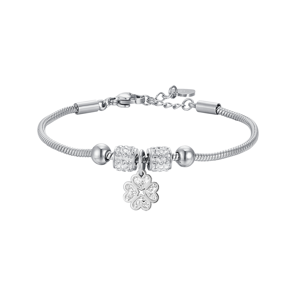 Bracciale Luca Barra Bambina Ciondolo Quadrifoglio _JB182