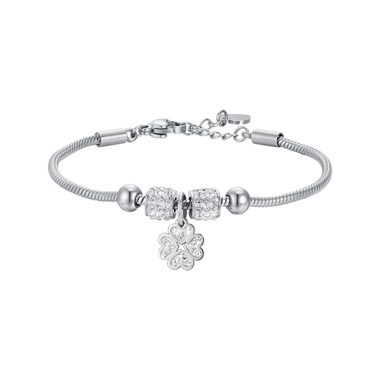 Bracciale Luca Barra Bambina Ciondolo Quadrifoglio _JB182