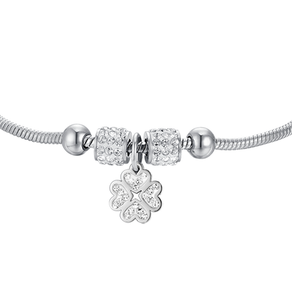 Bracciale Luca Barra Bambina Ciondolo Quadrifoglio _JB182