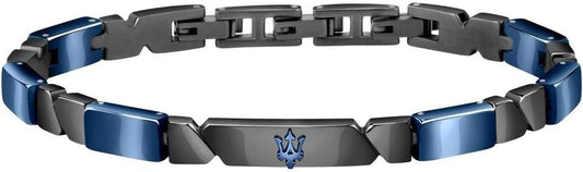 Bracciale Maserati Uomo Acciaio Ceramica Blu _JM221ATZ01