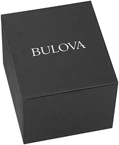 Bulova Sutton Tank Damenuhr, Stahl, Nur Zeit, Perlmutt _96P244 