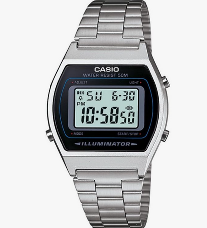 Orologio Casio Digitale Uomo Argentato Illuminator _B640WD-1AVDF