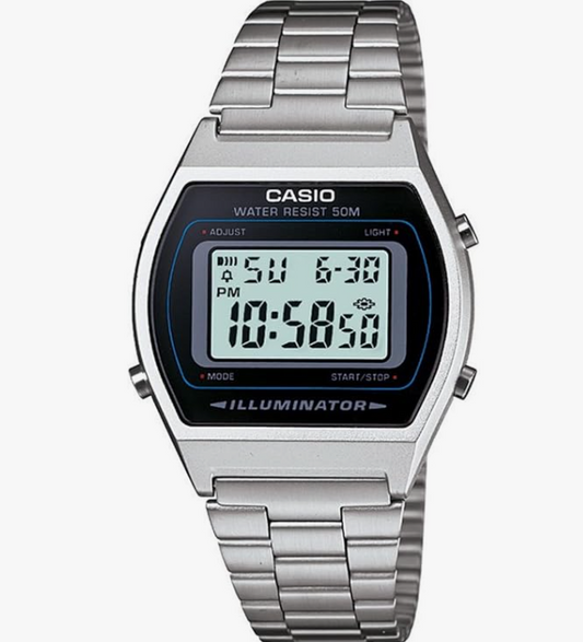 Orologio Casio Digitale Uomo Argentato Illuminator _B640WD-1AVDF