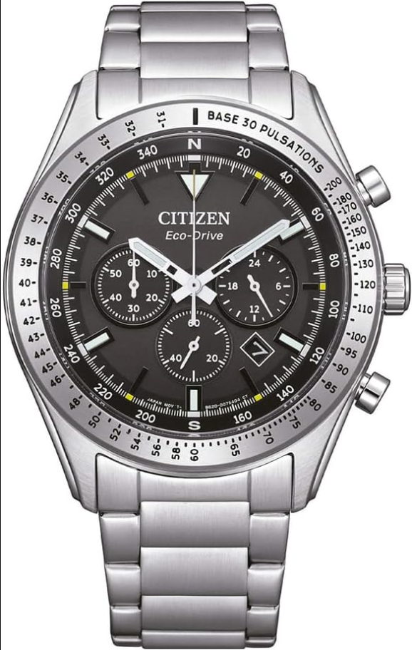 Citizen Chronograph Quarz Stahl Grün Uhr CA4486-82X 