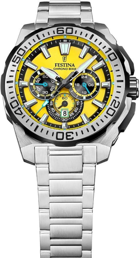 Orologio Festina CHRONO BIKE Uomo Acciaio Giallo _F20724-4